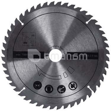 სახერხი დისკი უნივერსალური Scheppach 7901200702 HM100MP 255x30x2.8 მმ 48T