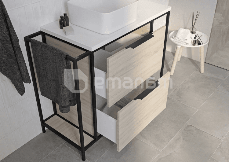 ტუმბო ნიჟარის Cersanit Bosquet 100 მუხა