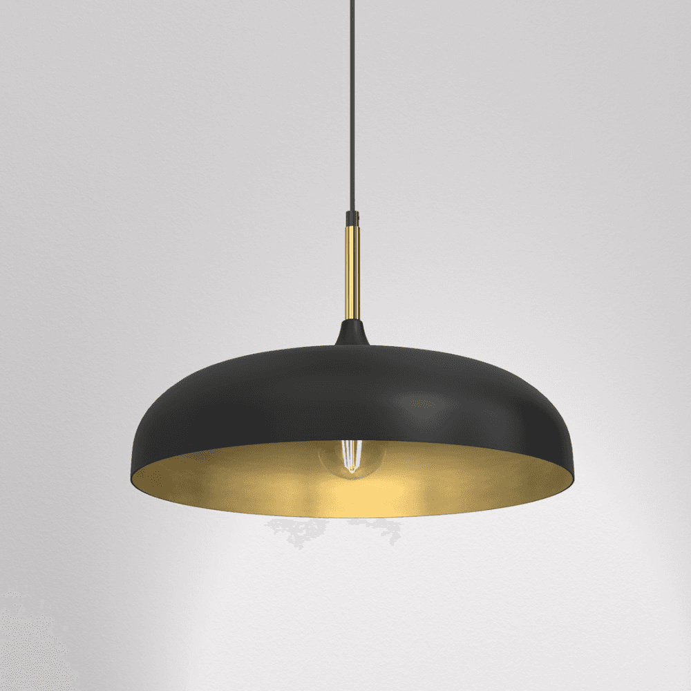 საკიდი სანათი Milagro MLP7898 1 E27 LINCOLN BLACK GOLD