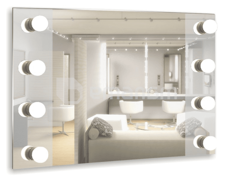 მაკიაჟის სარკე Silver Mirrors Merlin 800x600 მმ