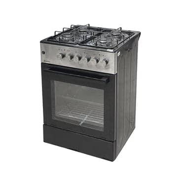 გაზქურა KUMTEL LF662S-40F INOX/BLACK