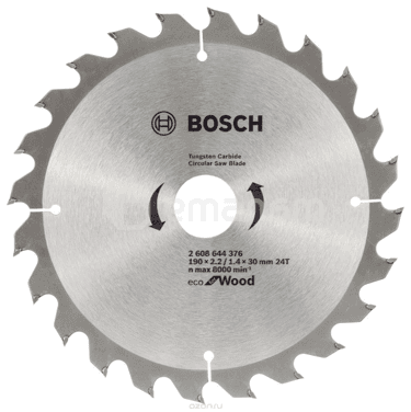 დისკო ცირკულარული Bosch EC WO H 190x30-24