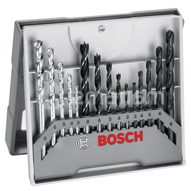 ბურღების ნაკრები Bosch X-Pro Line 15 ც