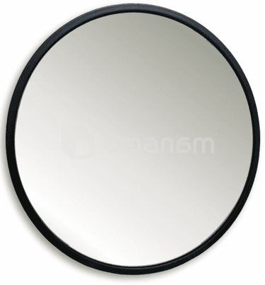 სარკე შავი ლითონის ჩარჩოთი Silver Mirrors Manhattan D500
