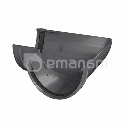 ღარის კუთხე Technonicol 125/82 PVC 135° ნაცრისფერი