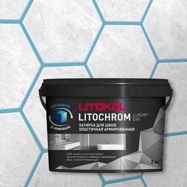 ფუგა LitoChrom Luxury Evo N370 ცისფერი 2კგ (პლ)
