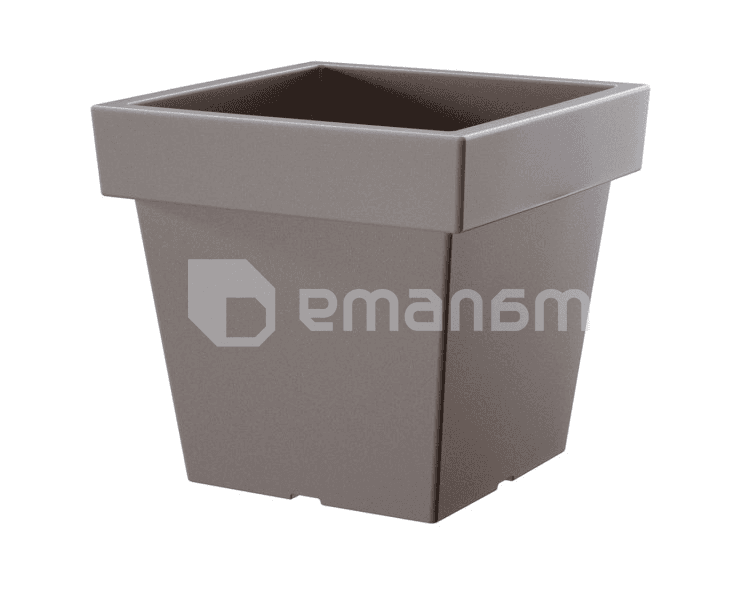 პლასტმასის ქოთანი ყვავილებისთვის Prosperplast LOFLY LOW DLOFL 405U 289 მმ ნაცრისფერი ქვა