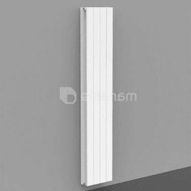ალუმინის დეკორატიული რადიატორი Ridea Plisset white 6 სექცია