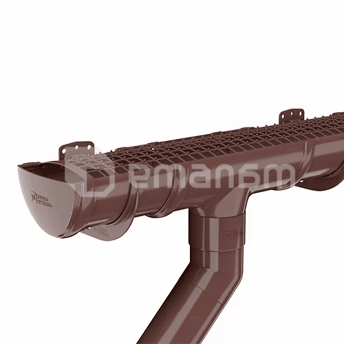 ცალუღი მილის უნივერსალური Technonicol L140 125/82 PVC ყავისფერი