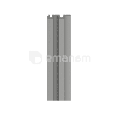 ლამელის პანელი VOX Profile Linerio L-Line Grey 2650x122x21 მმ