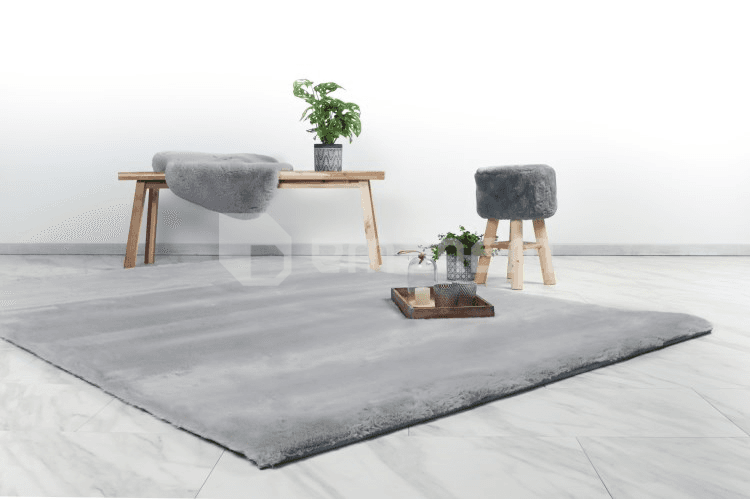 ხალიჩა DCcarpets Heaven 90770 Silver R 160x160 სმ