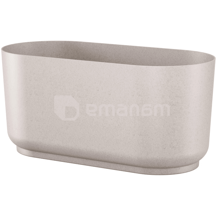 ქოთანი ყვავავილის  FORM PLASTIC Satina Eco box 27 თეთრი 4295-011