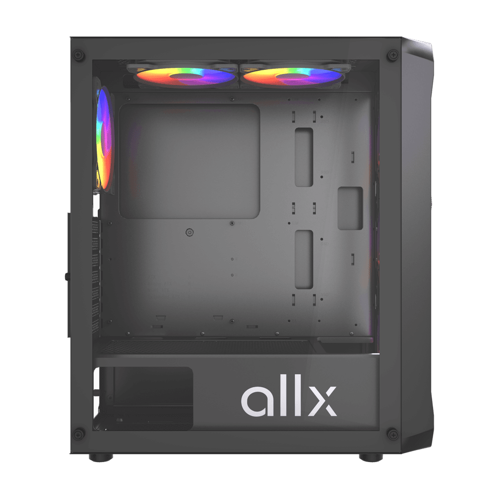 ქეისი ALLX AX-G2044, Computer Case, ATX, MATX, ITX, USB3.0, USB1.0x2, HD AUDIO, Black