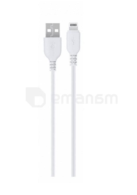 კაბელი USB Oneplus P5373 USB lightning თეთრი 2A 1 მ 2100361