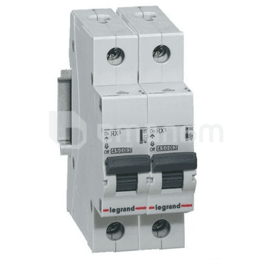 ავტომატური გამომრთველი LEGRAND XG3 2K B50 6KA