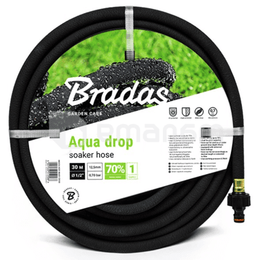 შლანგი წვეთოვანი Bradas AQUA-DROP 1/2"-30 მ WAD1/2030