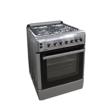 გაზქურა KUMTEL LF60-GEF40F BLACK/INOX