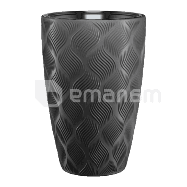 ქოთანი ყვავავილის FORM PLASTIC Flow Slim 30 ანტარციტი 4720-014
