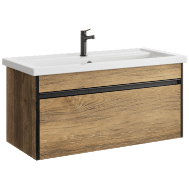 აბაზანის ტუმბო ხელსაბანით Aqwella Urban URB0110DB 101.5x50.5x46.5სმ