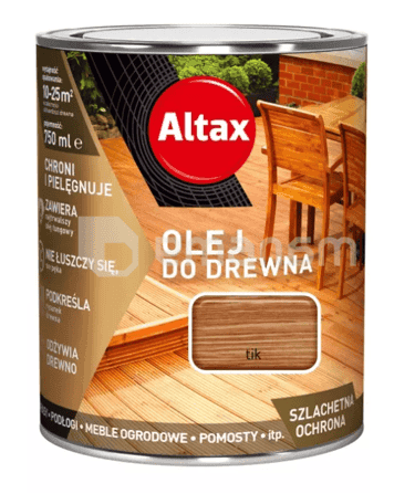 ზეთი ხის Altax ტიკი 750 მლ