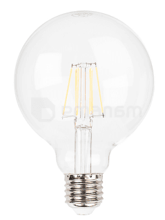 ნათურა New Light LED E27 8W 3000K G95 CL