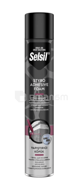 ქაფი სწრაფად შრობადი Selsil SEL42-9173 750 მლ