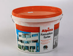 ალპინა ფასადის ნაცადი 2.5 ლ Fassadenfarbe