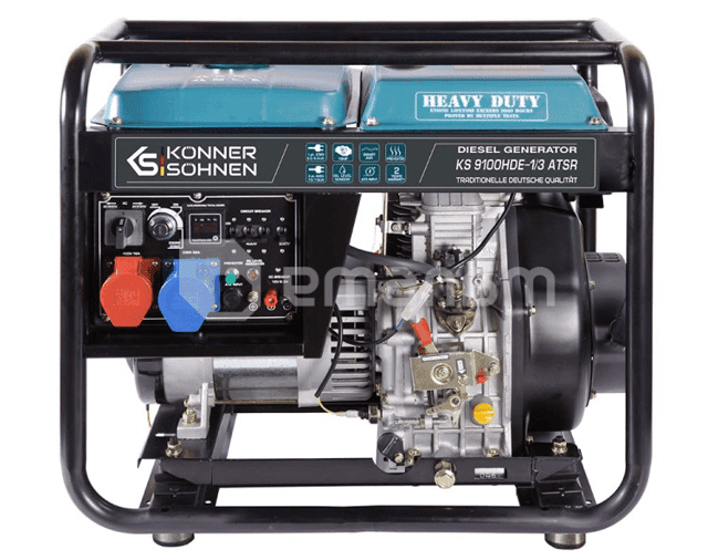 გენერატორი დიზელის Konner&Sohnen KS 9100HDE-1/3 ATSR 7.5 kW