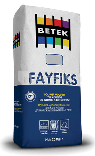 წებო ფილის Betek Fayfiks 25 კგ