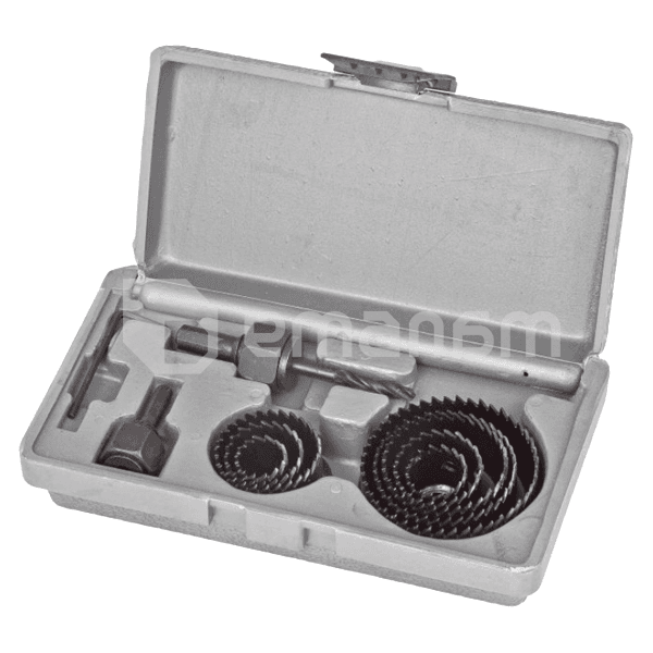 ნაკრები საბურღი გვირგვინების Raider 157707 19-64 მმ 11 ც