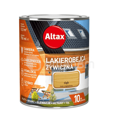 ლაქი ფასადის Altax მუხა 750 მლ