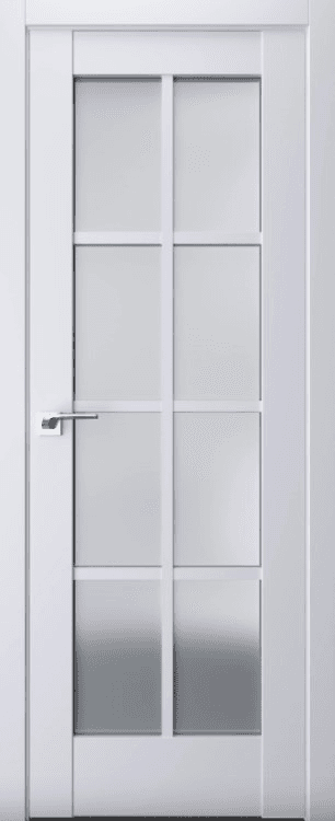 კარის ბლოკი Terminus NEO-CLASSICO თეთრი მქრქალი №601 38x700x2150 mm. შუშა
