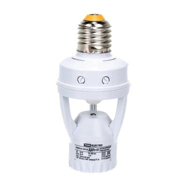 მოძრაობის დედექტორი ვაზნის TDM E27 60В 6მ 120 360° SQ0324-0016