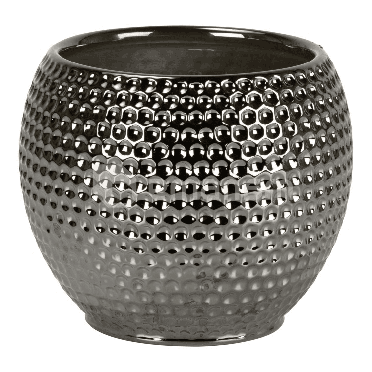 ქოთანი ყვავავილის კერამამიკული Scheurich TITANIUM SILVER15/732 UEBERTOEPFE