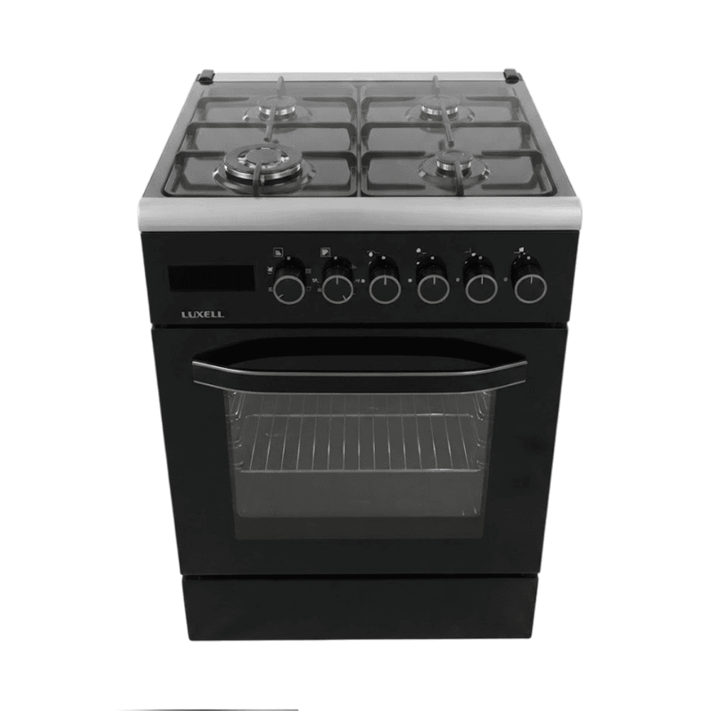 გაზქურა LUXELL LF60-SGF40F Black (DDT)