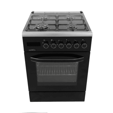 გაზქურა LUXELL LF60-SGF40F Black (DDT)