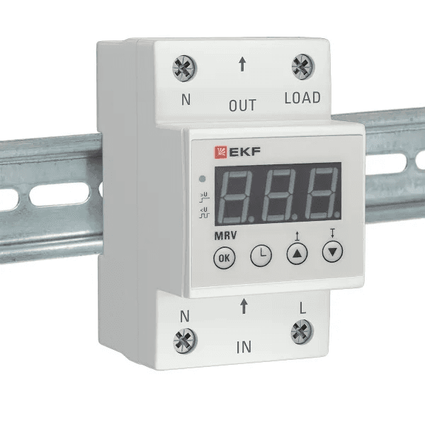 ძაბვის მონიტორინგის რელე ეკრანით EKF PROxima MRV 63A