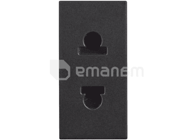 როზეტი Bticino bt-RG4125 Euro/US შავი