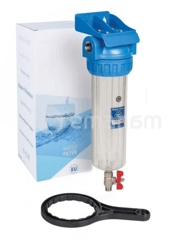 ფილტრი Aqua filter ''10'' FHPR1-3V_R ქანჩით და საკიდით