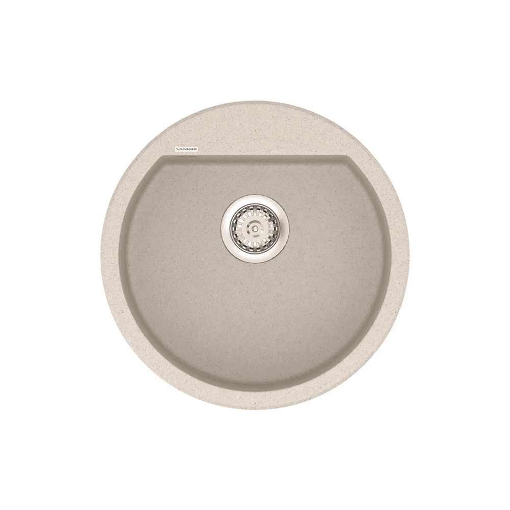 სამზარეულოს ნიჟარა კრემისფერი Vankor Tera Beige D51 TMR 01.50