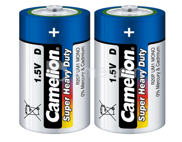 ელემენტი Camelion Super Heavy Duty blue D მარილოვანი 2 ც