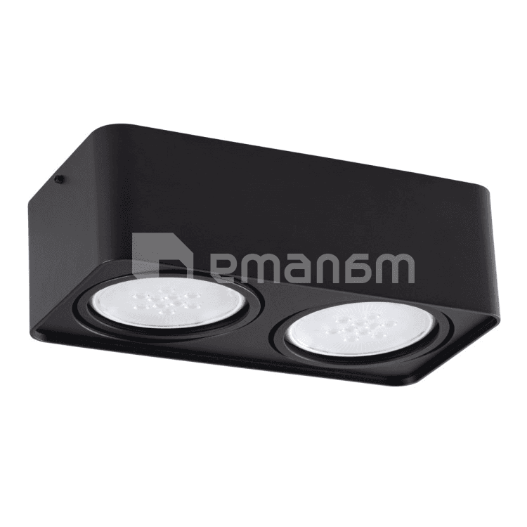 სანათი წერტილოვანი მბრუნავი Kanlux TUBEO ES 250-B GU10 2x MAX 25W