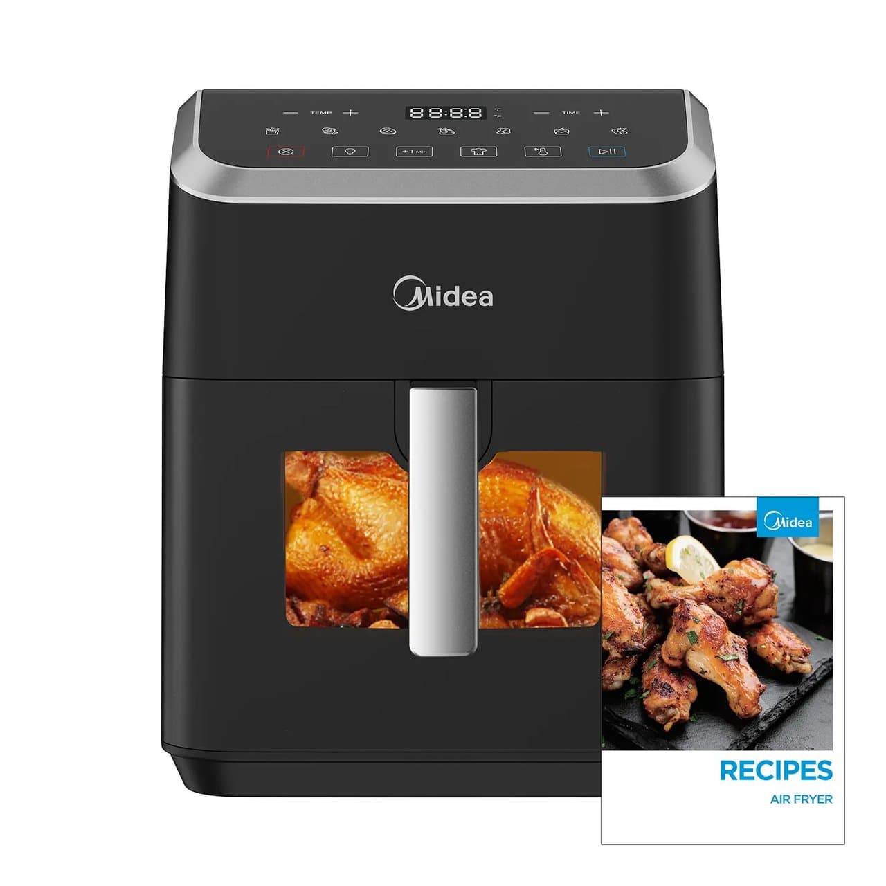 აეროგრილი Midea MF-CY70K Air Fryer 7L Black