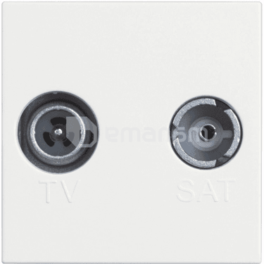 როზეტი Bticino bt-RW4217M2D TV SAT თეთრი