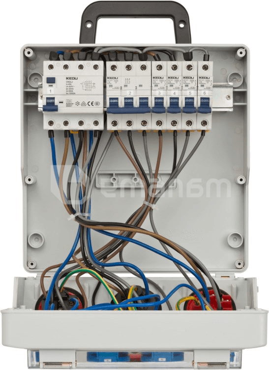 გამანაწილებელი Brennenstuhl 5 230 400V 16 32A 30Ma LS IP44