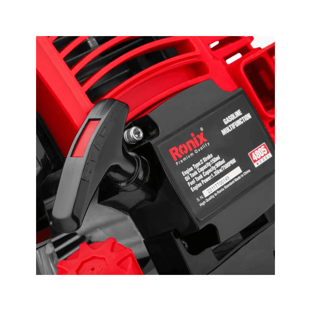 ბენზინის ცელი, ხერხი და ბუჩქსაკრეჭი Ronix 4805 3 in 1 1350w