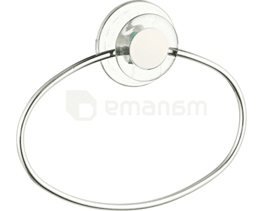 რგოლი პირსახოცისისთვის GECO TOWEL RING TRANSPARENT GREEN