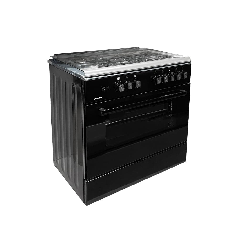 გაზქურა LUXELL LF699GG-50F INOX/BLACK