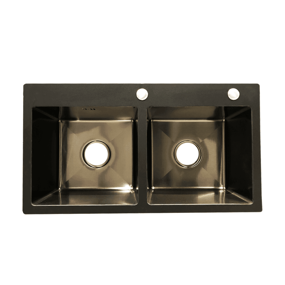 სამზარეულოს ნიჟარა შუშის  ორიანი Toner AF-3989 SVS Glass