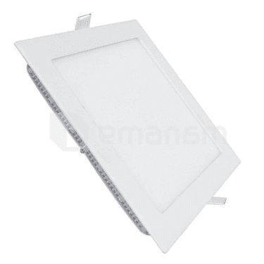 ლედ პანელი შუშით LED 9W 3000K (ოთხკუთხედი) LEDEX